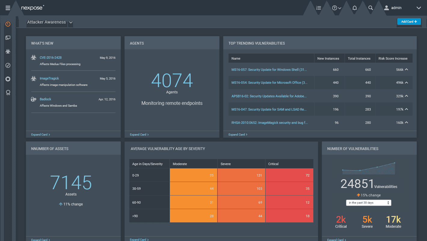 Tenable vs Rapid7 vulnerability scanner comparison